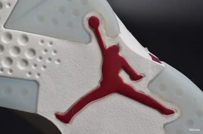Rep TBK 6 Jordan 384664-116 Air Maroon Retro white 0611